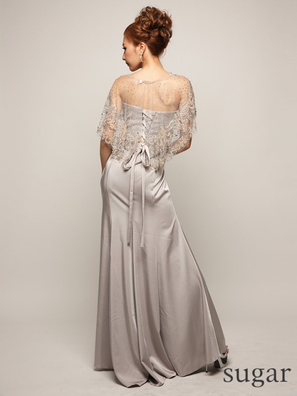 画像5: 【Lip line/リップライン】2Way/ビジューボレロ/ベア/マーメイド/ミニドレス /キャバドレス long[HC03] (5)