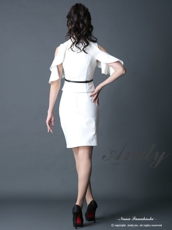 画像4: 【GLAMOROUS/グラマラス】ワンカラー/襟デザイン/セットアップ/キャバドレス[OF05] (4)