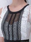 画像7: 訳あり商品※色移り【an/アン】レース/ペプラム/タイト/キャバドレス[OF2A] (7)