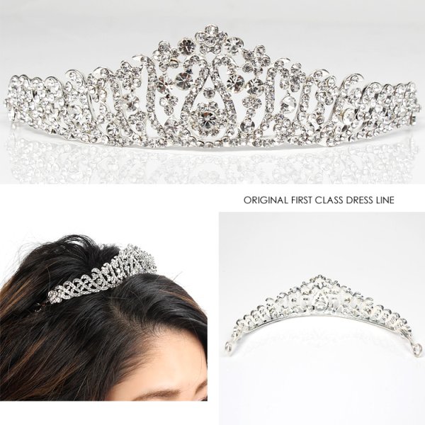 画像2: 【アクセサリー：ヘアアクセ】【ANGEL R/エンジェルアール】ティアラ/ヘッドアクセサリー/髪飾り[OF02] (2)