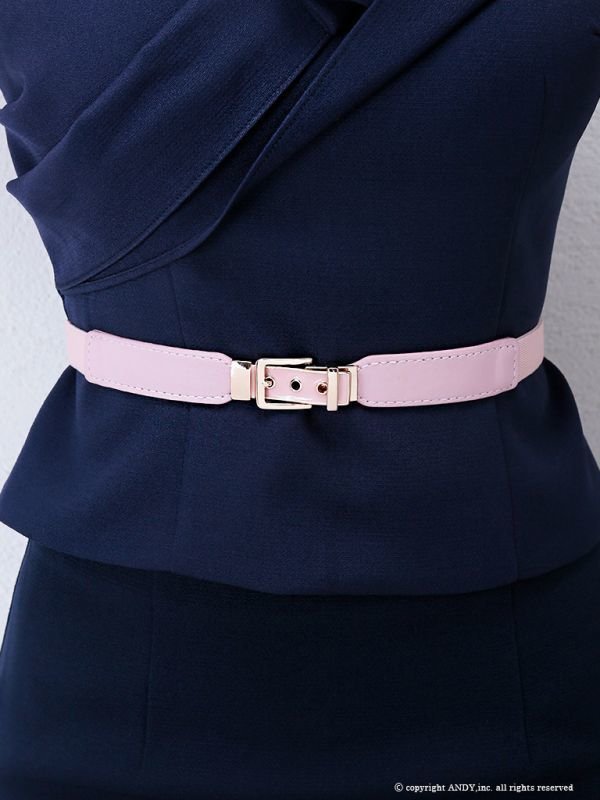 画像7: 【an/アン】リボンモチーフ/ボタニカル刺繍/ベルト/セットアップ/キャバドレス[OF05] (7)