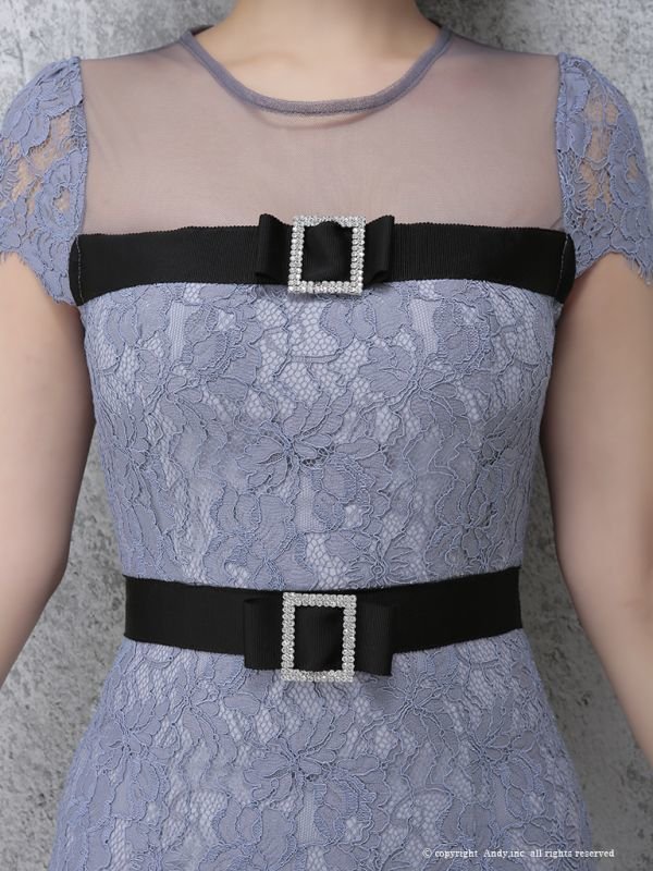 画像6: 【ANDY/アンディ】シースルー/ フラワーレース/ タイト/ミニドレス /キャバドレス[OF05] (6)