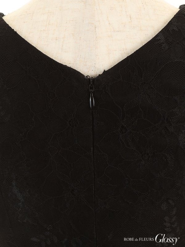 画像11: XSサイズあり【Glossy/グロッシー】バックカット/ センタージップ/ タイト/ ミニドレス/ キャバドレス[OF08] (11)