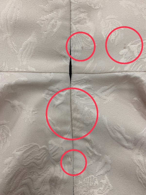 画像7: 訳あり商品☆汚れあり/付属品なし☆【ROBE de FLEURS/ローブドフルール】ローズジャガード /レース切替 /フレア/キャバドレス[OF2] (7)