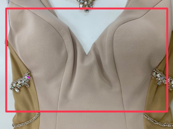 画像4: 訳あり商品☆生地不良☆【ANGEL R/エンジェルアール】デコルテビジュー/ タイト/ ロングドレス/ キャバドレス long[OF2] (4)