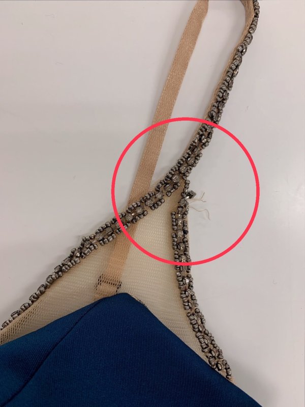 画像8: 訳あり商品☆ビジュー取れ☆【ANGEL R/エンジェルアール】ダイヤ/ カッティングシアー/ タイト/ ミニドレス/ キャバドレス[OF2] (8)