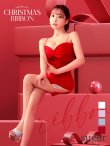 画像1: 再入荷【ANGEL R/エンジェルアール】ビックリボン/ キャミソール/ フラワーレース/ ワンカラー/ タイト/ ミニドレス/ キャバドレス[OF2] (1)
