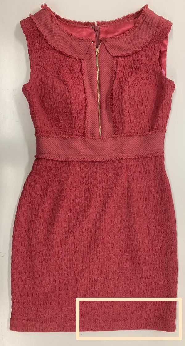 画像5: 訳あり☆裾一部色褪せあり☆XSサイズあり【Glossy/グロッシー】ジッパー/ シンプル/ ストレッチ/ ワンカラー/ ノースリーブ/ タイト/ ミニドレス/ キャバドレス[OF08] (5)