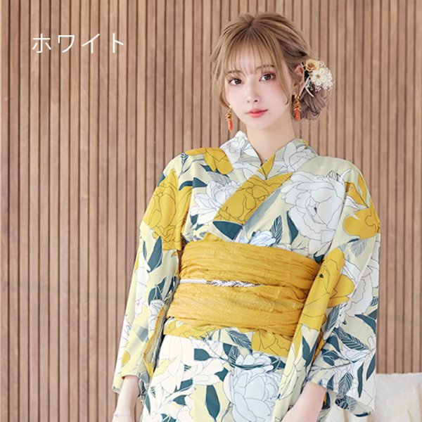 画像9: 【浴衣小物】ダブルフラワーコサージュ【3カラー】[YMT] (9)