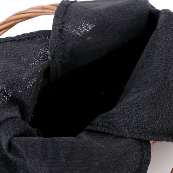 画像6: ラタン編み長方形カゴバッグ[YMT] (6)