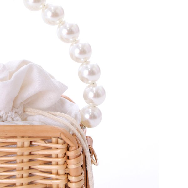 画像5: 【即日発送】パールスクエアカゴバッグ[YMT] (5)