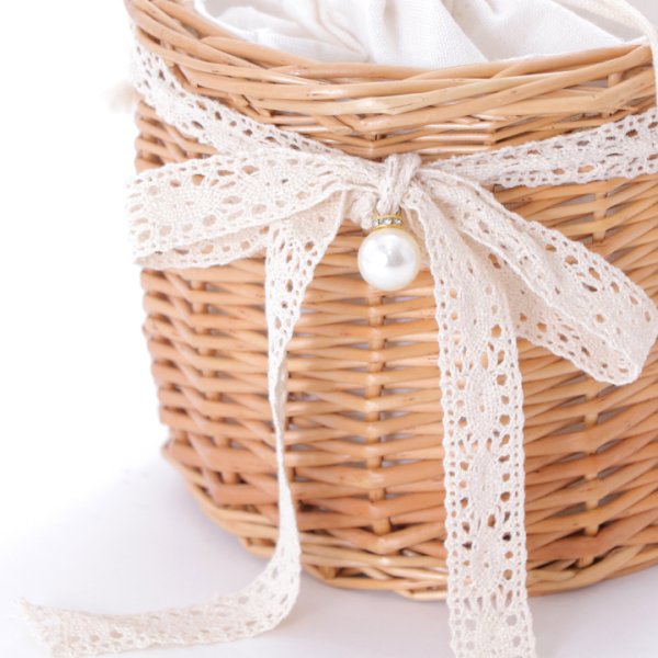 画像3: パールハンドルラウンドカゴバッグ[YMT] (3)