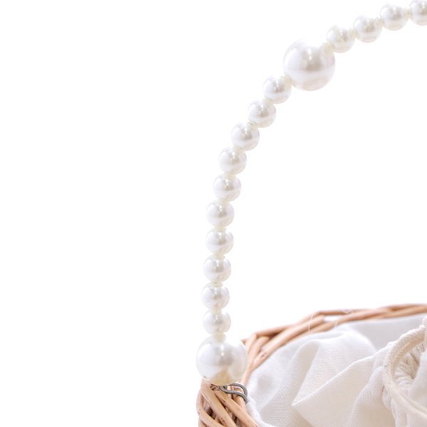 画像6: パールハンドルラウンドカゴバッグ[YMT] (6)