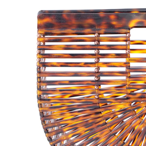 画像4: べっ甲ハーフラウンドバッグ[YMT] (4)