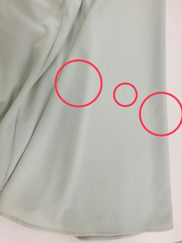 画像5: 訳あり商品☆汚れ数か所あり☆【Lip line/リップライン】ワンカラー/ ビジュー/ キャミソール/ 刺繍/ スリット/ ロングドレス/ キャバドレス long[HC03] (5)