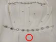 画像3: 訳あり商品☆ほつれ3か所あり?【ROBE de FLEURS/ローブドフルール】スプリングツイード/ ビジュー/ ノースリーブ/ フレア/ ミニドレス/ キャバドレス[OF2] (3)