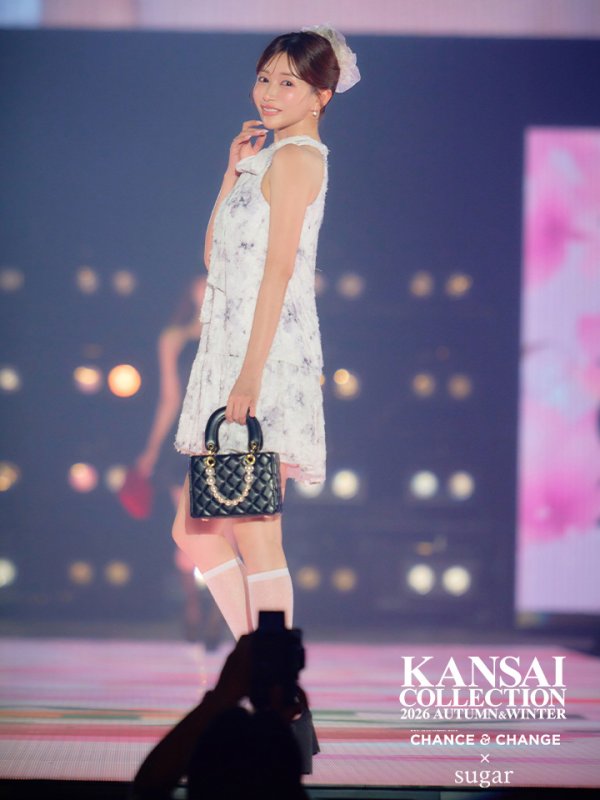 画像3: 【村崎未來/関西コレクション着用】XSサイズあり【DEA./ディア】fleurs jacquard mini dress/ フラワー/ ジャガード/ ハイネック/ フレア/ ミニドレス/ キャバドレス[OF08] (3)