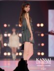 画像3: 【雨宮らむ/関西コレクション着用】XSサイズあり【DEA./ディア】ダブルボタン/ ツイル/ プリーツ/ セットアップ/ ノースリーブ/ 襟付き/ ミニドレス/ キャバドレス[OF08] (3)