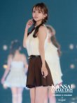 画像2: 【たまごあゆみ/関西コレクション着用】【予約商品/9月中旬発送予定】XSサイズあり【DEA./ディア】レース/ スパンコール/ プリーツスカート/ ベルト付き/ セットアップ/ ミニドレス/ キャバドレス[OF08] (2)