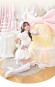 ホワイト　モデル身長：166cm　着用サイズ：Fサイズ