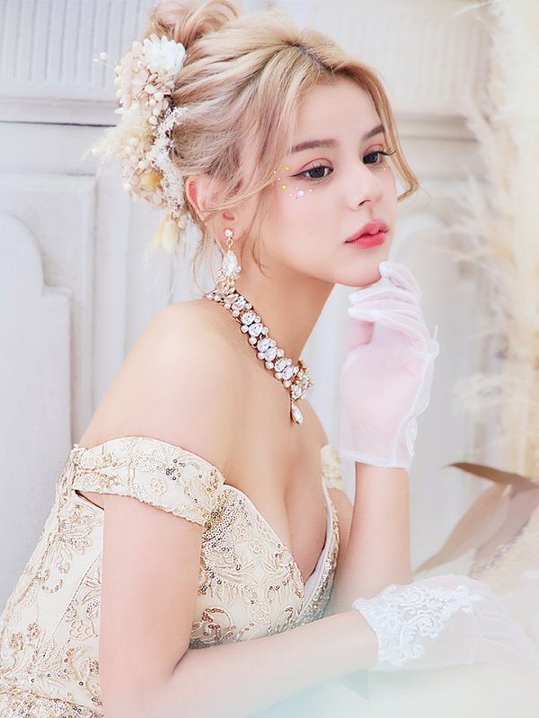 画像10: 【みあ / 関西コレクション着用】Lサイズあり【JEAN MACLEAN/ジャンマクレーン】マーメイド/ 刺繍レース/ オフショル/ スピンドル/ ロング/ キャバドレス long[OF2A] (10)