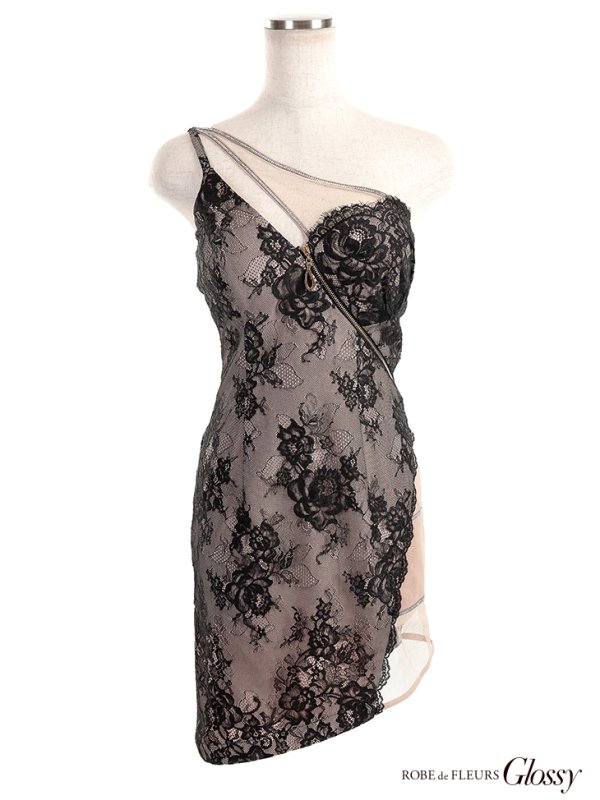 画像17: XSサイズあり【Glossy/グロッシー】シンプル/ ノースリーブ/ バストジップ/ タイト/ ミニドレス/ キャバドレス[OF08] (17)