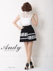 画像4: 【Andy ANDY Fashion Press 06 COLLECTION 07】レース/ ノースリーブ/プリーツ/ 切り替え/ タイト/ ミニドレス/ キャバドレス[OF05] (4)