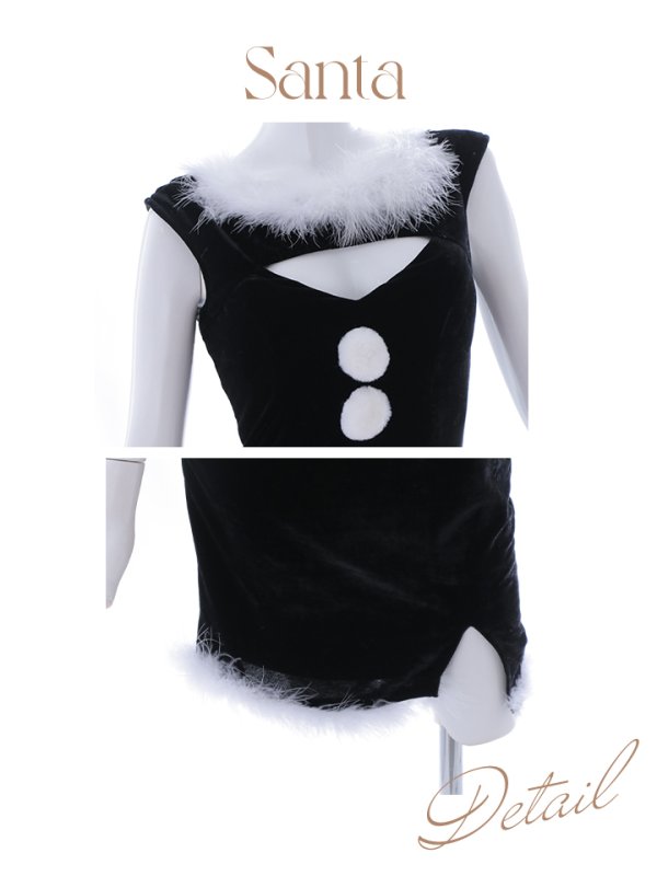 画像28: SALE!【サンタコス 5点セット】【S-Mサイズ/2カラー】セクシーバニーサンタコスプレ[YMT] (28)