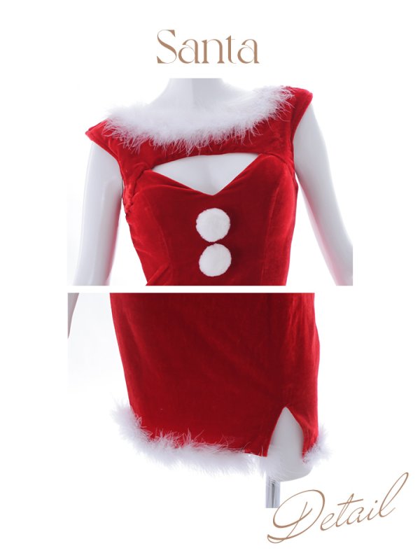 画像24: SALE!【サンタコス 5点セット】【S-Mサイズ/2カラー】セクシーバニーサンタコスプレ[YMT] (24)