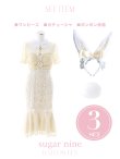 画像24: 【値下げ！】【即日発送】【ハロウィン】 バニーレースワンピースコスプレ 【コスプレ3点セット】【S-Lサイズ/2カラー】[YMT] (24)