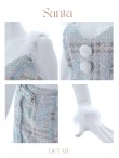 画像21: 【即日発送】【サンタコス 5点セット】【XS-Mサイズ/1カラー】セットアップツイードサンタコスプレ[YMT] (21)