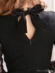画像13: 【XS?Lサイズあり】【Glossy/グロッシー】ジップ/ ZIP サイドチュール切替/ 袖あり/七分袖/タイト/ ミニドレス/ キャバドレス[OF2] (13)