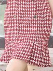 画像38: SALE!【サンタコス 4点セット】【S-Lサイズ/2カラー】ショルダーリボン千鳥タイトサンタコスプレ[YMT] (38)
