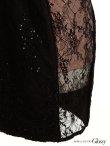 画像19: 【XSサイズあり】【Glossy/グロッシー】サイドレース切替/ フロントジップ/ ZIP タイト/ ミニドレス/ キャバドレス[OF2] (19)