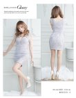 画像15: 【XSサイズあり】【Glossy/グロッシー】サイドレース切替/ フロントジップ/ ZIP タイト/ ミニドレス/ キャバドレス[OF2] (15)