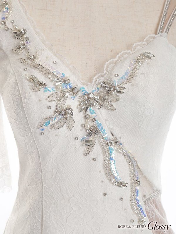 画像9: XSサイズあり【Glossy/グロッシー】フロントジッパー/ ベルト/ キャミソール/ シアー/ タイト/ ミニドレス/ キャバドレス[OF08] (9)