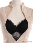 画像10: 【XSサイズあり】【ROBE de FLEURS Glossy/ローブドフルール グロッシー】レース切替/ 総レース/ タイトミニ/ ミニドレス/ キャバドレス[OF2] (10)