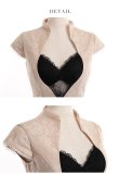 画像13: 【XSサイズあり】【ROBE de FLEURS Glossy/ローブドフルール グロッシー】レース切替/ 総レース/ タイトミニ/ ミニドレス/ キャバドレス[OF2] (13)