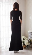 画像3: XLサイズあり【Luxe Style/リュクススタイル】レーススリーブ/ カシュクール/ 袖あり/ ショートインロング/ ロングドレス/ キャバドレス long【HC03】 (3)