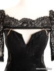 画像15: 【ROBE de FLEURS Glossy/ローブ・ド・フルール グロッシー】オフショル/ ジップ/ ZIPフロントジップ/ ZIP 袖あり/ タイト/ ミニドレス/ キャバドレス[OF2] (15)