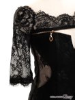 画像16: 【ROBE de FLEURS Glossy/ローブ・ド・フルール グロッシー】オフショル/ ジップ/ ZIPフロントジップ/ ZIP 袖あり/ タイト/ ミニドレス/ キャバドレス[OF2] (16)