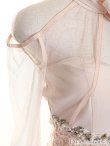 画像3: Lサイズあり【DEA. by ROBE de FLEURS/ディアバイローブドフルール】チュールスリーブ/ 長袖/ 袖あり/ レース/ タイト/ ミニドレス/ キャバドレス[OF2] (3)