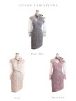 画像7: Lサイズあり【DEA. by ROBE de FLEURS/ディアバイローブドフルール】チュールスリーブ/ 長袖/ 袖あり/ レース/ タイト/ ミニドレス/ キャバドレス[OF2] (7)