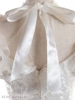 画像11: 【ROBE de FLEURS/ローブドフルール】ビジューライン/ Vカット/ フリルスリーブ/ 刺繍レース/ タイト/ ミニドレス/ キャバドレス[OF2] (11)