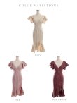 画像14: Lサイズあり【DEA. by ROBE de FLEURS/ディアバイローブドフルール】マーメイド/ 総レース/ フリル/ ワンピース/ 膝丈/ ミディアム/タイト/ ミニドレス/ キャバドレス[OF2] (14)