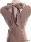 画像11: XSサイズあり【ROBE de FLEURS Glossy/ローブ・ド・フルール グロッシー】フロントジップ/ ZIP ウエストシースルー/ ビジュー/ ストレッチ/ タイト/ ミニドレス/ キャバドレス[OF2] (11)