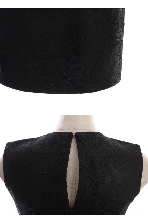 画像13: 【Glossy/グロッシー】総レース/ バストカットデザイン/ ビジュー/ タイト/ ミニドレス/ キャバドレス【OF08】 (13)