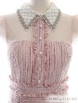 画像9: XSサイズあり【ROBE de FLEURS/ローブドフルール】ラメツイード/ ビジュー/ 襟つき/ 台形スカート/ ミニドレス/ キャバドレス[OF2] (9)