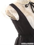 画像8: 【ROBE de FLEURS/ローブドフルール】パール/ ベルト付き/ラウンドカラー/ フレア/ ミニドレス/ キャバドレス[OF2] (8)