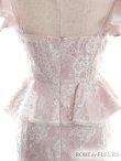 画像13: Lサイズあり【ROBE de FLEURS/ローブドフルール】立体フラワー/ シアー/ レース/ ペプラム/ タイト/ ミニドレス/ キャバドレス[OF2] (13)